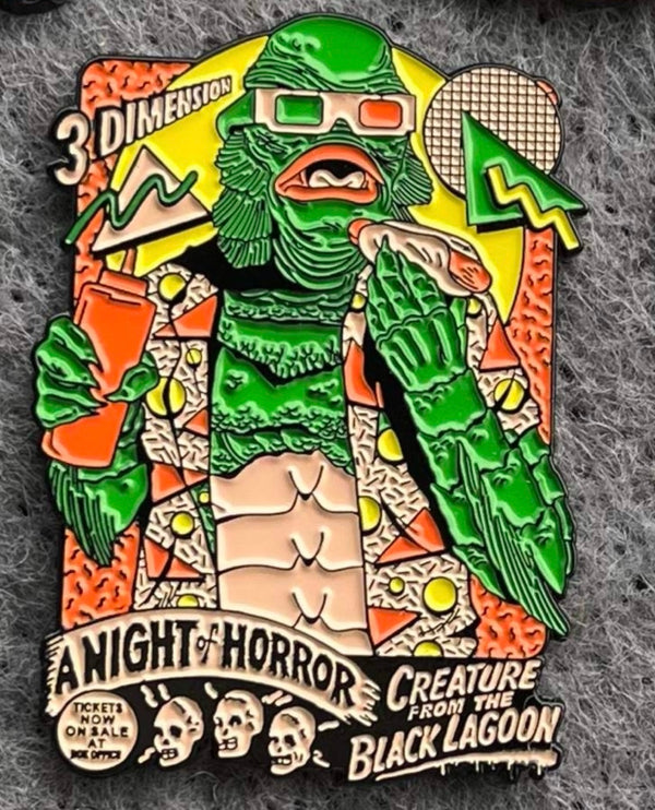 2” Creature 3D Enamel Pin