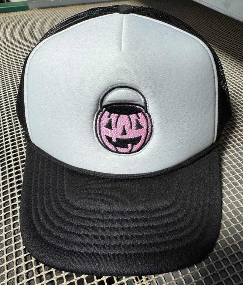 Pink Pumpkin Pail Hat